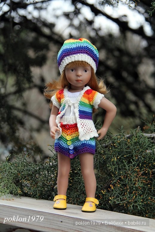 Моя весна в Ялте. Игровые куклы Kathe Kruse. Minouche 35 cм. ЧАСТЬ 1