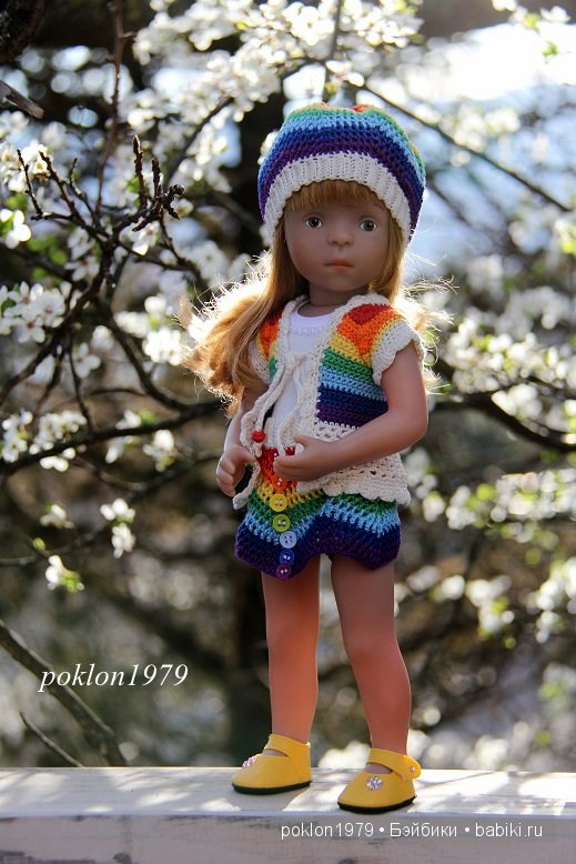 Моя весна в Ялте. Игровые куклы Kathe Kruse. Minouche 35 cм. ЧАСТЬ 1