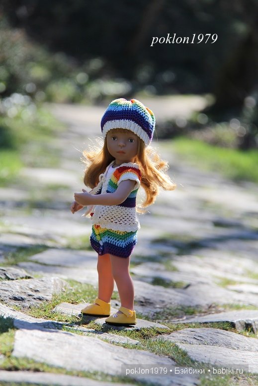 Моя весна в Ялте. Игровые куклы Kathe Kruse. Minouche 35 cм. ЧАСТЬ 1