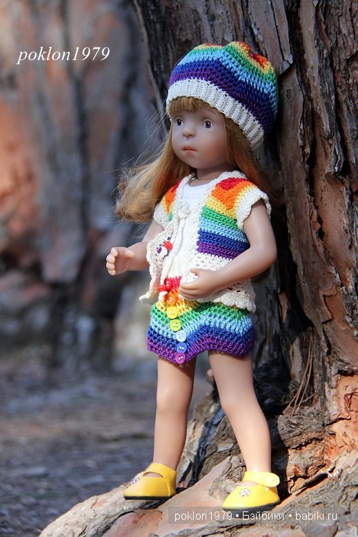 Моя весна в Ялте. Игровые куклы Kathe Kruse. Minouche 35 cм. ЧАСТЬ 1