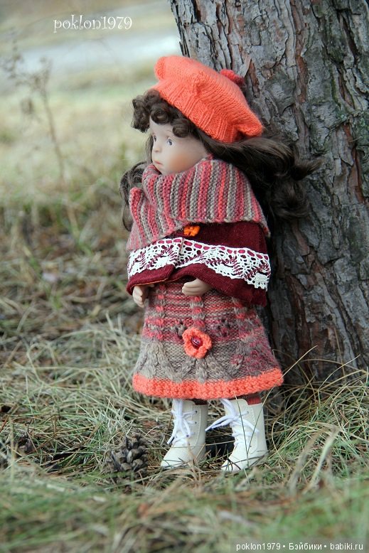 В ожидании весны... Игровые куклы Kathe Kruse. 16 фото-открыток Minouche (фото 8)