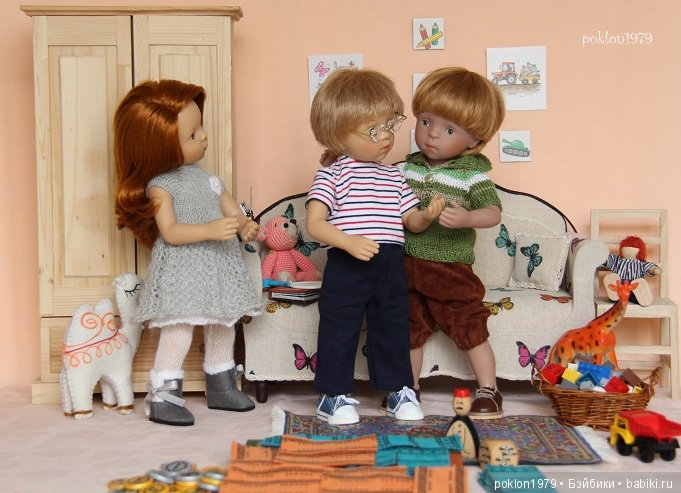 Что наша жизнь - игра! Сюжетная история с куклами Minouche