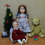 Новый год для самых стареньких кукол