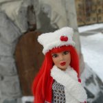 Прогулка с куколками LIV в снежный день