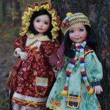 Любимые куколки Jolina в осеннем лесу