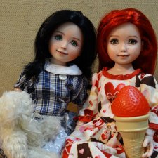 Новые перерисованные девочки Jolina