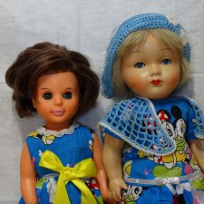 Две старенькие немочки, куклы ГДР