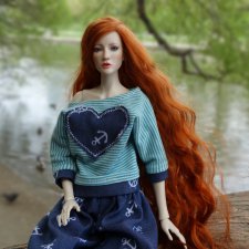 Прогулка с Василисой. Куколка от Елены Кокориной