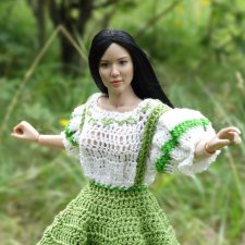 Прогулка по лесу.  Шарнирная кукла от VERYCOOL