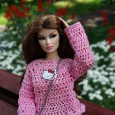 Веро на прогулке. Кукла fashion royalty