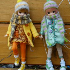 Осенняя прогулка малышек Mamachapp