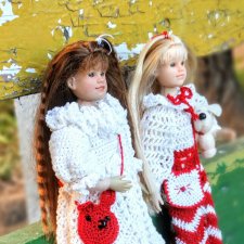 Грейси и Олив на прогулке. Only hearts club