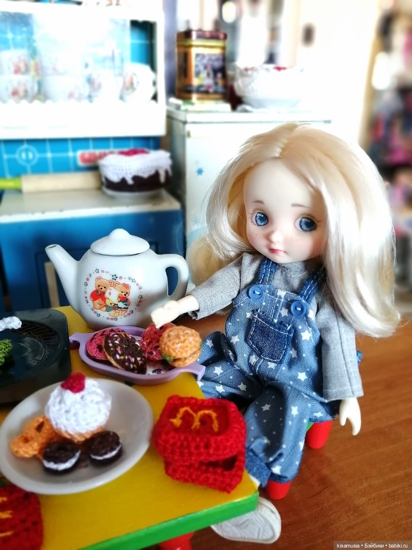 Вязаные вкусности для кукол