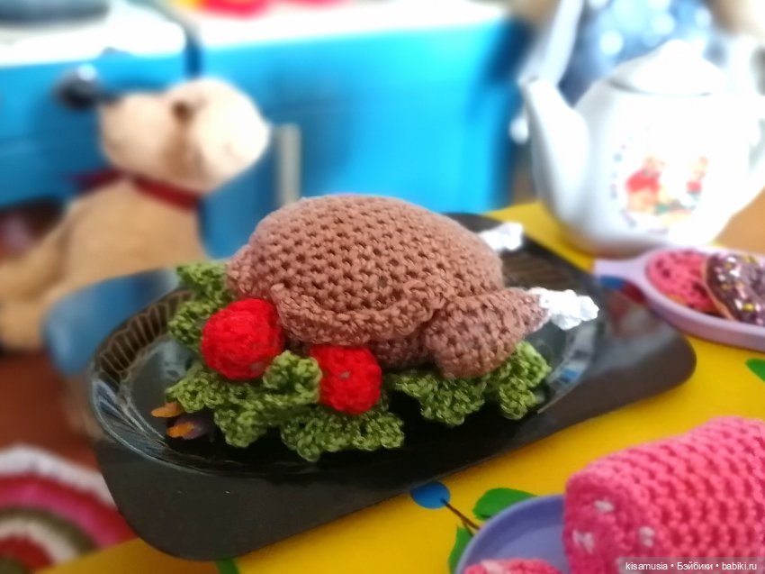 Вязаные вкусности для кукол