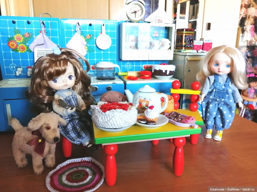 Вязаные вкусности для кукол