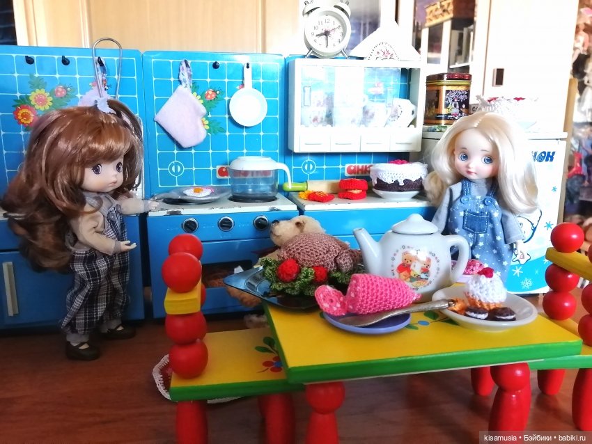 Вязаные вкусности для кукол