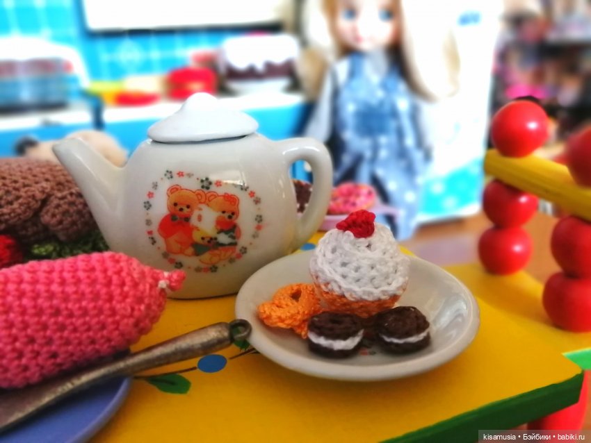 Вязаные вкусности для кукол