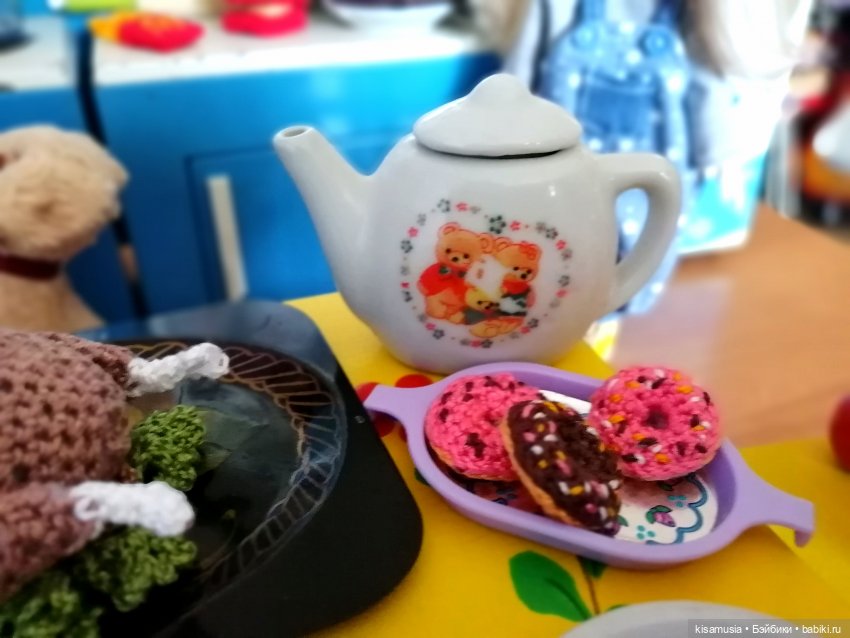 Вязаные вкусности для кукол