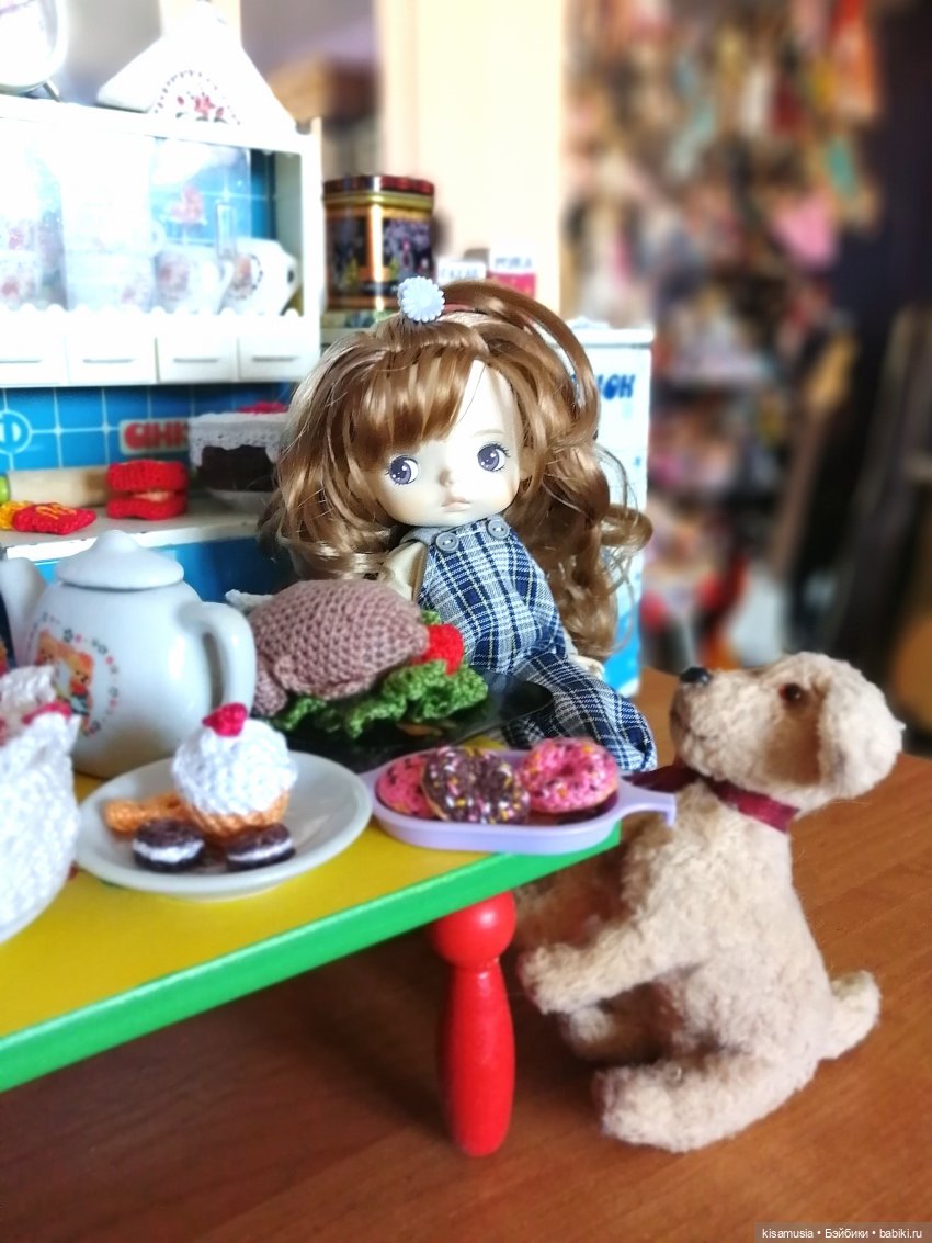Вязаные вкусности для кукол (фото 5)