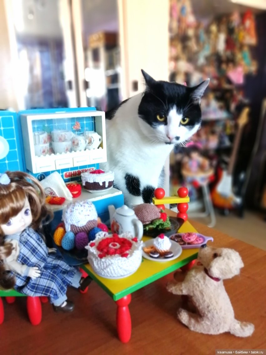 Вязаные вкусности для кукол