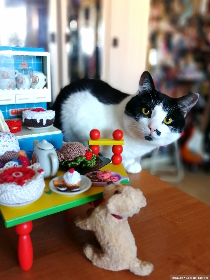 Вязаные вкусности для кукол