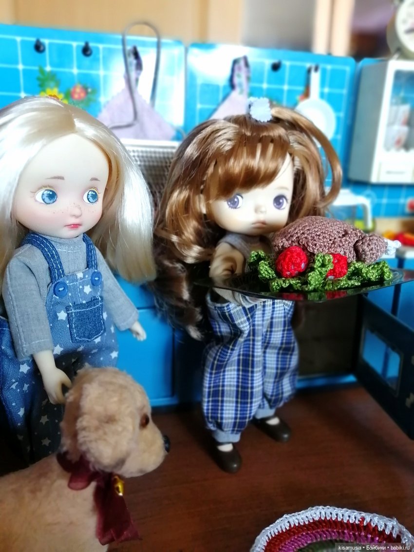 Вязаные вкусности для кукол (фото 7)