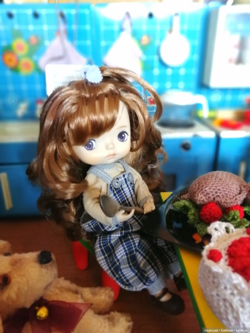 Вязаные вкусности для кукол