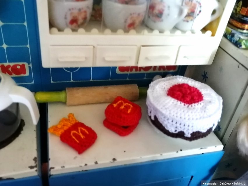 Вязаные вкусности для кукол