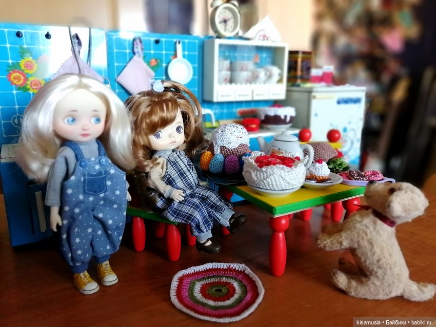 Вязаные вкусности для кукол (фото 3)