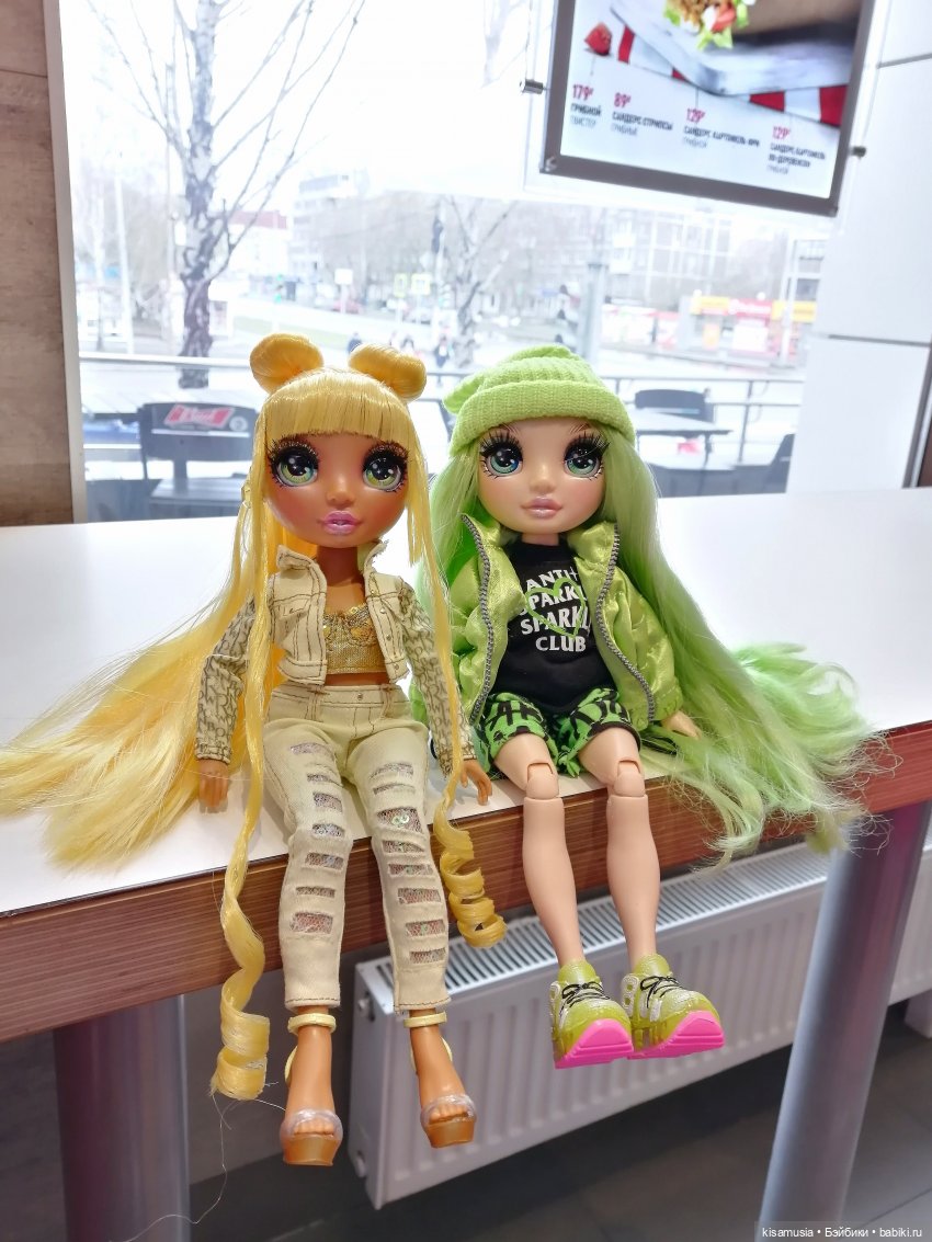 Прогулка с девочками Rainbow high | Бэйбики Прогулка с девочками Rainbow high