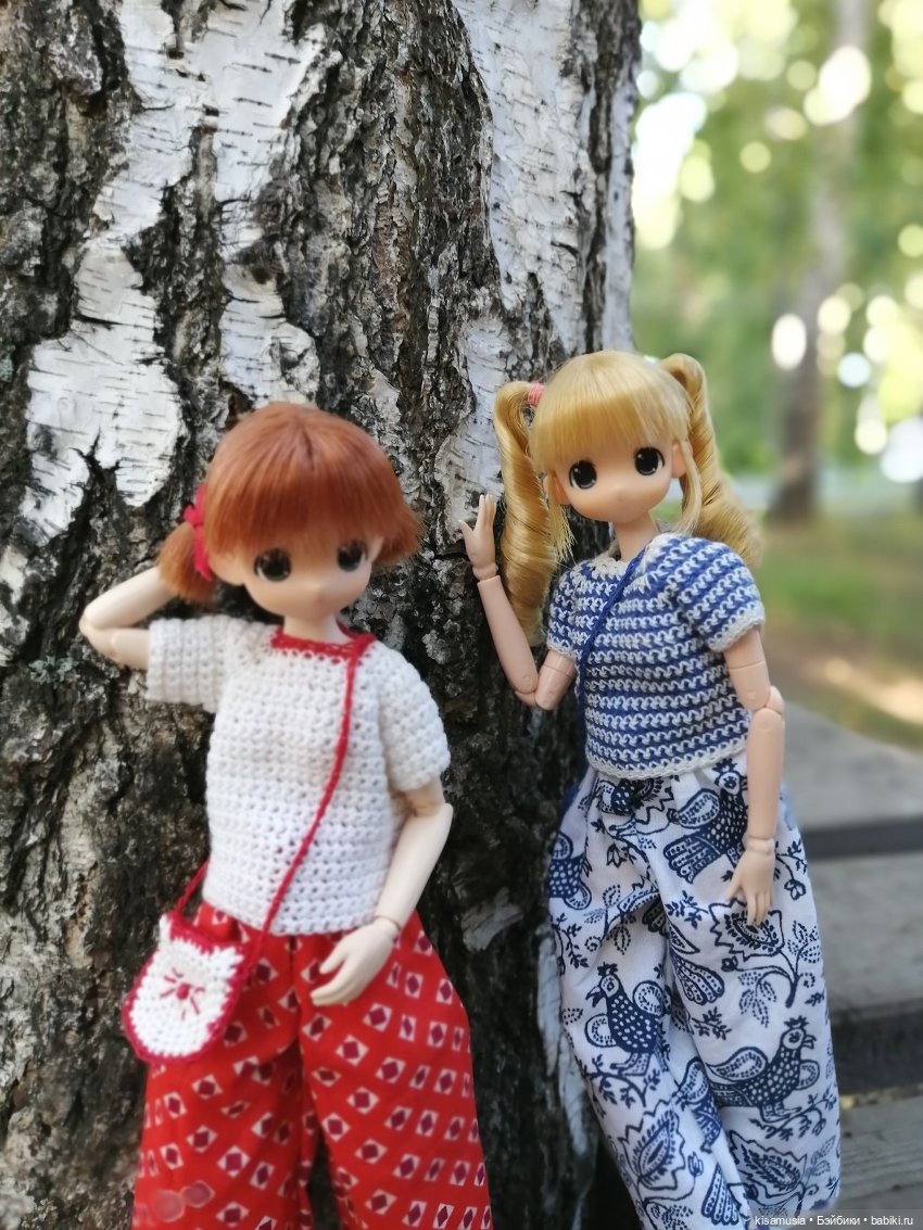 Наш летний отдых с куколками mamachapp