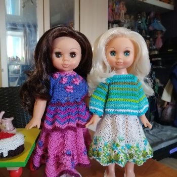 Вяжу для любимых кукол