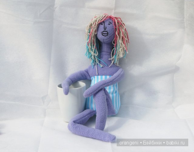 текстильная мягкая кукла, ООАК, Клаудиа, Orangeni
