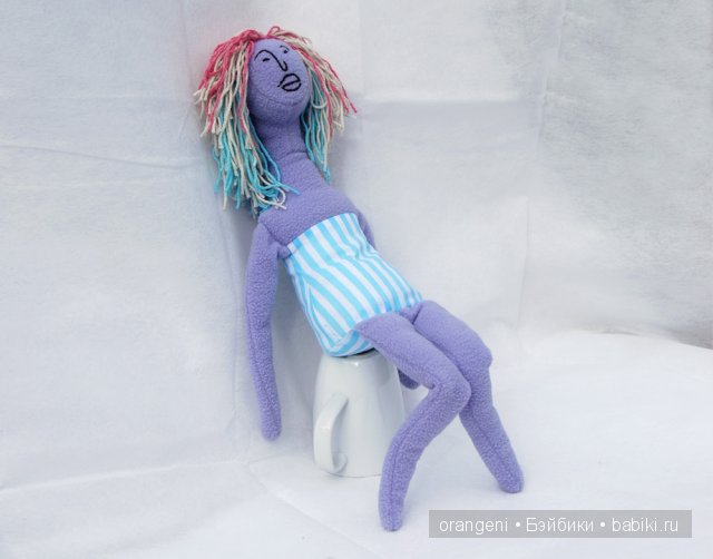 текстильная мягкая кукла, ООАК,Клаудиа, Orangeni