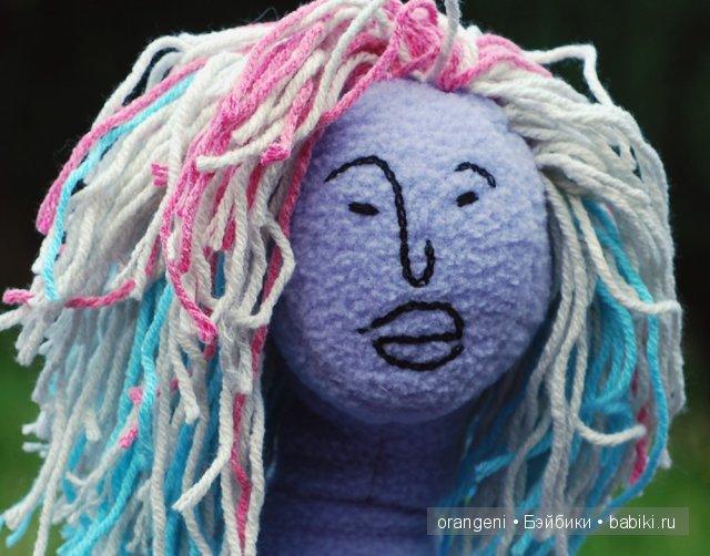 текстильная мягкая кукла, ООАК, Клаудиа, Orangeni