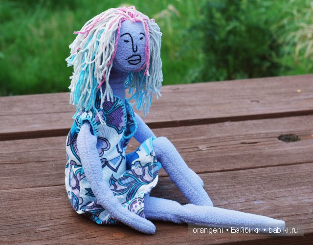 текстильная мягкая кукла, ООАК, Клаудиа, Orangeni