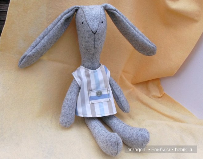 кролик, зайчик, фетр, Orangeni