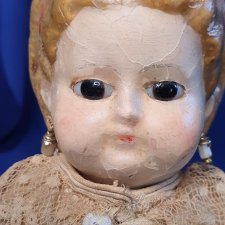 Редкая антикварная куколка pumpkin doll