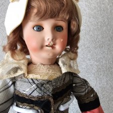 Французская антикварная куколка Jumeau, all original