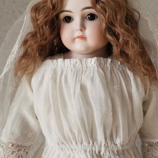 Ранняя антикварная кукла Kestner M, закрытый рот
