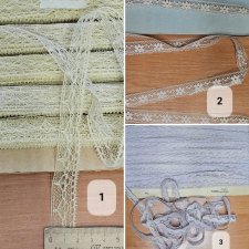 Антикварное кружево, для шитья нарядов антикварных и авторских кукол