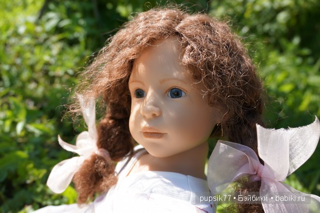 Анабель и ее медвежонок. Кукла Heidi Plusczok (фото 3)