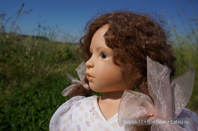 Анабель и ее медвежонок. Кукла Heidi Plusczok (фото 8)