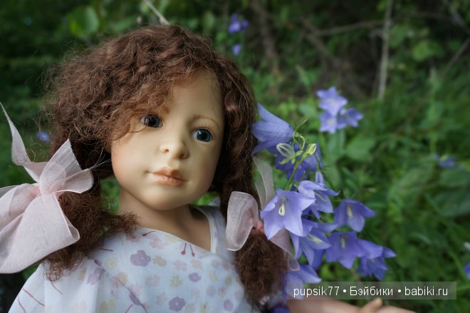 Анабель и ее медвежонок. Кукла Heidi Plusczok