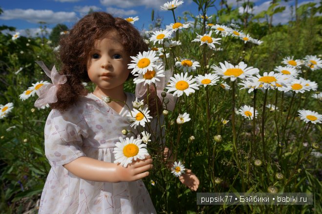 Анабель и ее медвежонок. Кукла Heidi Plusczok (фото 10)