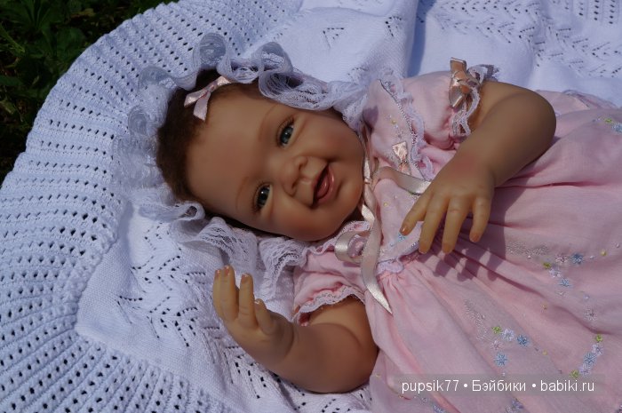 Малышка в розовом — Куклы Ashton Drake (Эштон Дрейк): реалистичные малыши (фото 2)