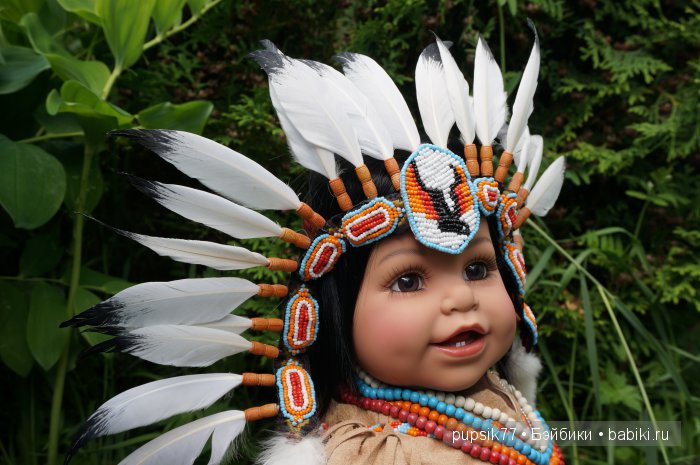 Индеец Тий. Коллекционная кукла Адора (фото 8)