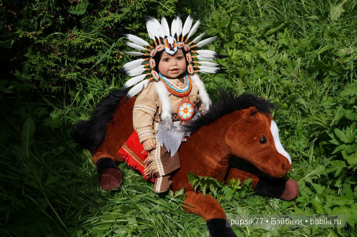 Индеец Тий. Коллекционная кукла Адора