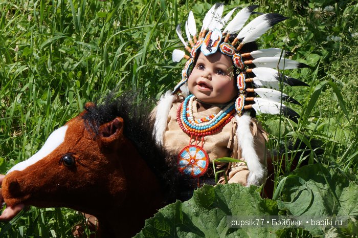 Индеец Тий. Коллекционная кукла Адора