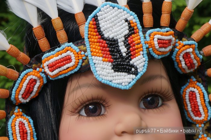 Индеец Тий. Коллекционная кукла Адора (фото 7)